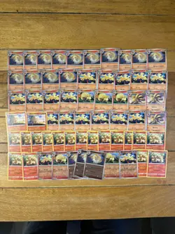 60X NINETALES Pokemon TCG Bundle including reverse holos - Image 2