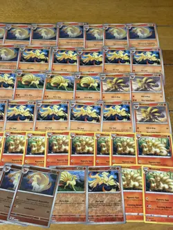60X NINETALES Pokemon TCG Bundle including reverse holos - Image 3