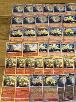 60X NINETALES Pokemon TCG Bundle including reverse holos - Image 4