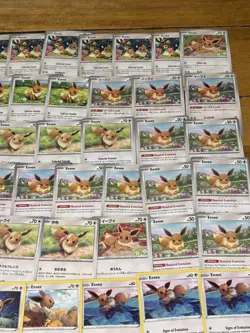 70X EEVEE Pokemon TCG Bundle including reverse holos - Image 5