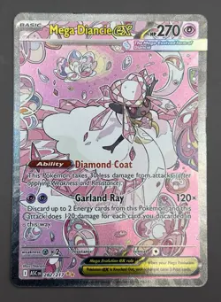 282/217 Mega Diancie ex - Ascended Heroes - Special Illustration Rare EX Pokemon - Image 3