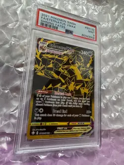 FA ETERNATUS VMAX SV122/SV122 2021 PSA 9 POKEMON SWSH SHININHG FATES - Image 2