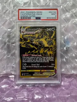 FA ETERNATUS VMAX SV122/SV122 2021 PSA 9 POKEMON SWSH SHININHG FATES - Image 4