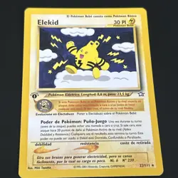 1ST EDITION SPANISH ELEKID 22/111 Neo Genesis Rare LP - Image 1