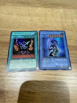Yu-Gi-Oh Black Luster Soldier SYE-024 And 1st Edition Black Luster Ritual SYE-25 - Image 1