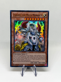 Zaborg the Mega Monarch NECH-EN037 Ultra Rare 1st Edition YuGiOh - Image 1