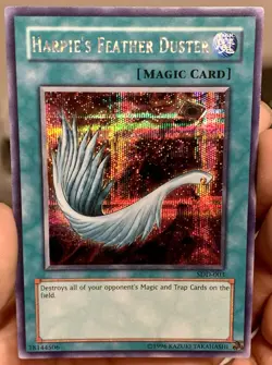 2003 GBA Promo Harpie’s Feather Duster SDD-003 Prismatic Secret Rare Genuine NM - Image 2