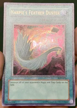 2003 GBA Promo Harpie’s Feather Duster SDD-003 Prismatic Secret Rare Genuine NM - Image 5