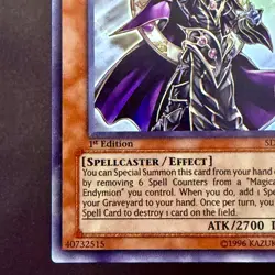 Yu-Gi-Oh Spellcaster’s Command 1st Ed. Endymion the Master Magician SDSC-EN001 - Image 5