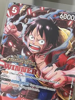 Monkey.D.Luffy (Winner Promo) ST01-012 Treasure Cruise One Piece Bandai Card - Image 3