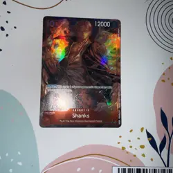 One Piece EN OP06-007 Shanks Alt Art SR NM-MT - Image 4