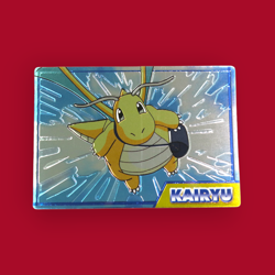 DRAGONITE (KAIRTU)--JAPANESE MEIJI EMBOSSED PROMO FOIL POKEMON CARD - Image 1