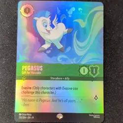 Disney Pegasus -EPIC Gift for Hercules Hercules 212/204 Character Foil Card - Image 1