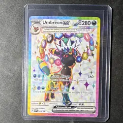 Pokemon Umbreon ex Full Art Promo Holo Card SVP176 280 HP 160 Attack - Image 1