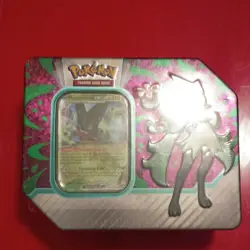 Pokemon Paldea Partners Tin Meowscarada EX 5 Booster Packs Standard Cards - Image 2