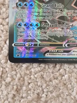Blastoise VMAX SWSH103 Pokemon Black Star Promo Card - Image 3