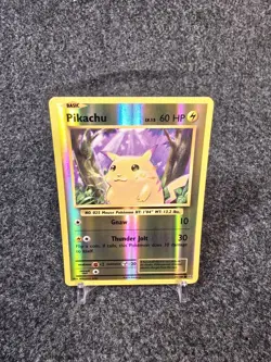 Pokemon XY Evolutions Pikachu TCG Card 35/108 Reverse Holo Lightly Played - Image 1
