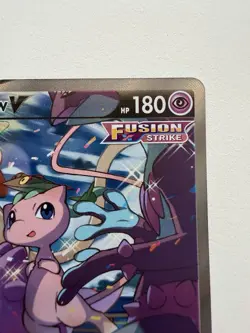 Pokemon Mew v Full Art Holo Ultra Rare TCG Card 251/264 Fusion Strike - Image 3