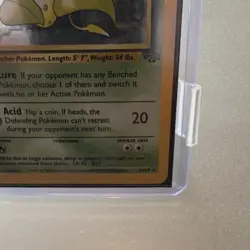 Pokemon Victreebel Jungle 14/64 Holo Rare Unlimited Stage 2 80 HP 1999 Card - Image 4