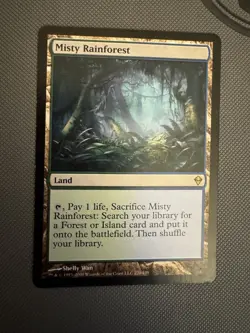 Misty Rainforest Zendikar Card Regular NM Magic The Gathering 🔥 - Image 1