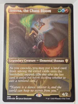 Averna, the Chaos Bloom ETCHED FOIL Commander Legends - Magic the Gathering MTG - Image 1