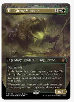 NM The Gitrog Monster - MTG Bloomburrow Critters (BLC) - Free Shipping - Image 1