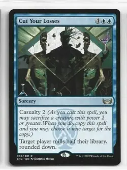 RARE Cut Your Losses Streets Of New Capenna Magic the Gathering MTG - Image 1