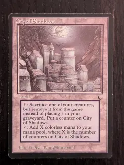 City of Shadows * THE DARK * LP/NM * Magic the Gathering MtG - Image 1