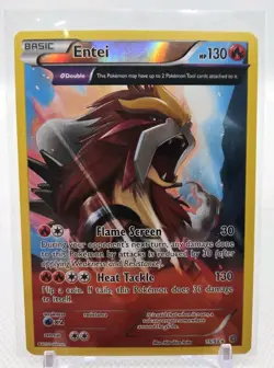 POKEMON - ENTEI (15/98) XY - ANCIENT ORIGINS RARE REVERSE HOLO CARD 🔥 - Image 1