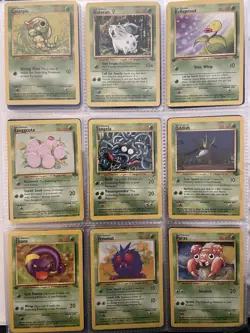 Pokemon Cards Original Base Set 99 Different Cards 39 First Editions - Image 2