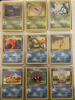 Pokemon Cards Original Base Set 99 Different Cards 39 First Editions - Image 3