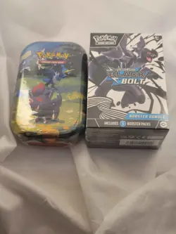 Pokemon TCG Black Bolt Booster Bundle And Ascended Heroes Mini Tin New - Image 1