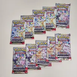 Pokemon TCG Prismatic Evolutions Booster Packs - Factory Sealed - Lot of 10 - Image 1