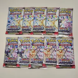 Pokemon TCG Prismatic Evolutions Booster Packs - Factory Sealed - Lot of 10 - Image 2