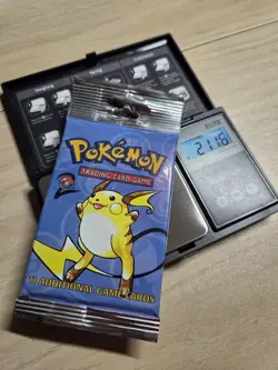Pokemon Base Set 2 Booster Pack Sealed 21.16g HEAVY Pack with Long Crimp - Image 2
