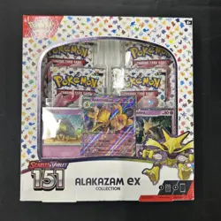 3X Pokemon TCG: Scarlet & Violet - 151 Alakazam EX Collection Boxes 820650855269 - Image 1