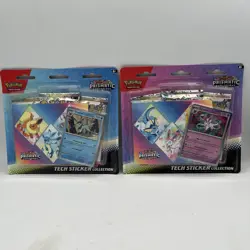 Pokemon TCG Prismatic Evolutions Tech Sticker Collection Glaceon & Sylveon - Image 1