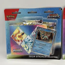 Pokemon TCG Prismatic Evolutions Tech Sticker Collection Glaceon & Sylveon - Image 2