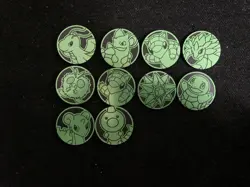 Pokemon TCG Coin Squirtle Nidoqueen Sandslash Lapras Starmie Lot*10 PQ61 - Image 1