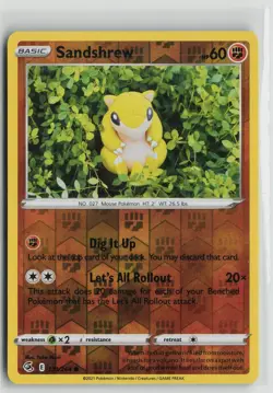 Pokemon TCG Fusion Strike Sandshrew x1 NM Reverse Holo 131 - Image 1