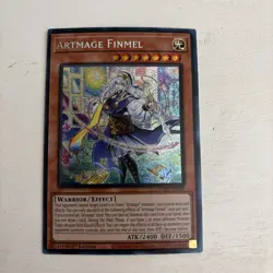 Yu-Gi-Oh! Artmage Finmel *SECRET RARE* DUAD-EN009 1st Edition NM/M - Image 1