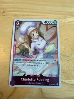 One Piece TCG: Two Legends CHARLOTTE PUDDING OP08-067 R Foil English NM - Image 1