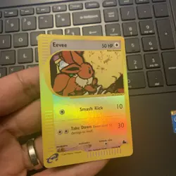 Eevee Skyridge 54/144 Reverse Holo Pokemon Card Near Mint WOTC Vintage - Image 2