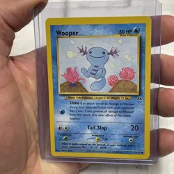 Wooper 71/75 Neo Discovery Common Vintage Pokemon Card Vtg NM/MT Pokemon WOTC - Image 1
