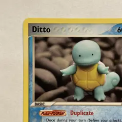 Ditto - (Squirtle) 064/113 Pokemon TCG Delta Species Regular Card Yuka Morii - Image 3