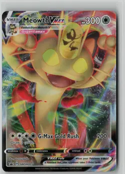 Meowth VMAX Promo SWSH: Sword & Shield Promo Cards SWSH005 NM - Image 1
