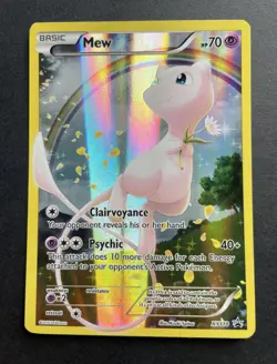 Pokemon Card Black Star XY Promo : MEW XY110 Mythical Collection - EX/NM - Image 1