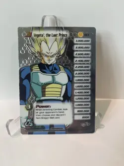 Dragon Ball Z DBZ CCG TCG 193 Vegeta, The Last Prince Hi-tech card - Image 1