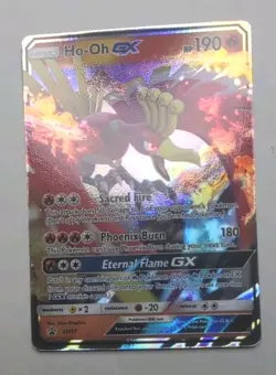 Pokemon TCG Ho-Oh GX Sun & Moon Promo Card SM57-NM - Image 1