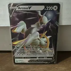Pokemon TCG - METAL CARD Arceus V 122/172 Ultra-Premium Collection Stamped Promo - Image 1